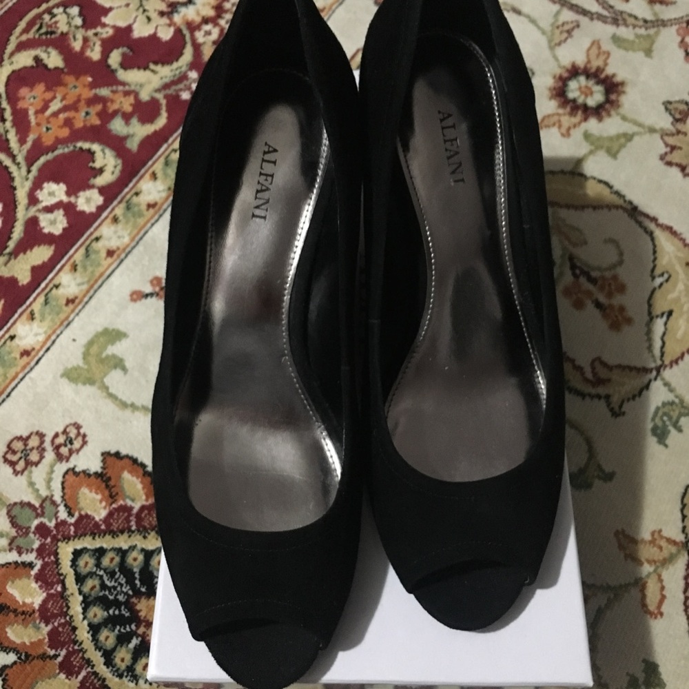 Alfani Peep Toe Wedge Heels